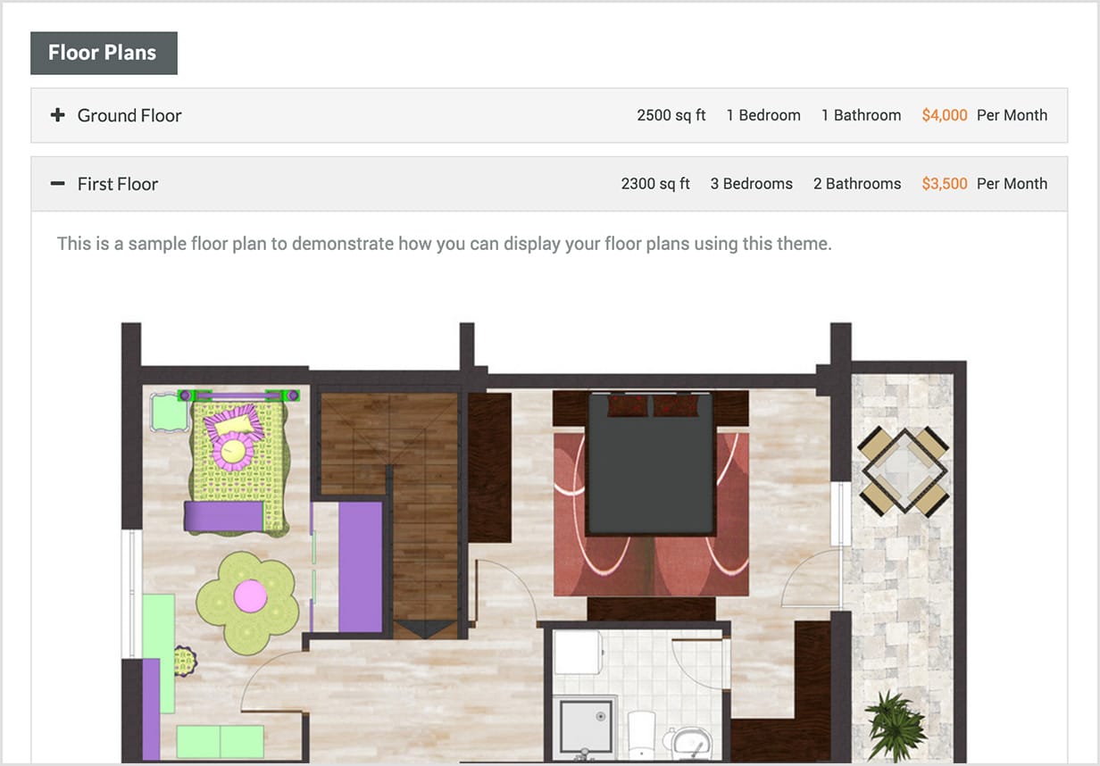 Add Property Floor Plans
